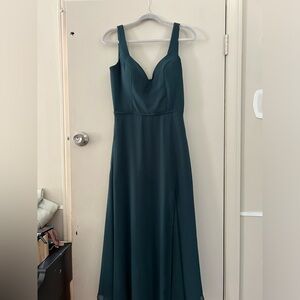 Kennedy Blue Forest Green Bridesmaid Dress